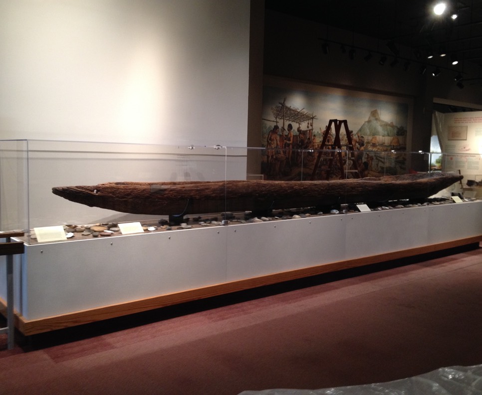 700 yr. old dugout canoe